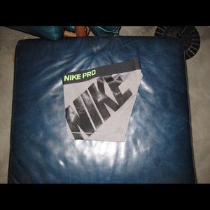 Grey Nike Pro Running Shorts